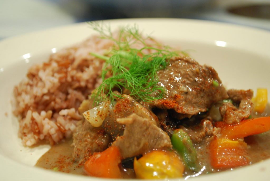 Buffet russe - Bœuf Strogonoff